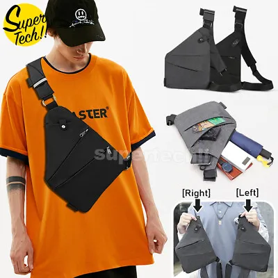 $14.85 • Buy Men Waterproof Shoulder Pocket Bag Crossbody Anti Theft Portable Travel Bags AU