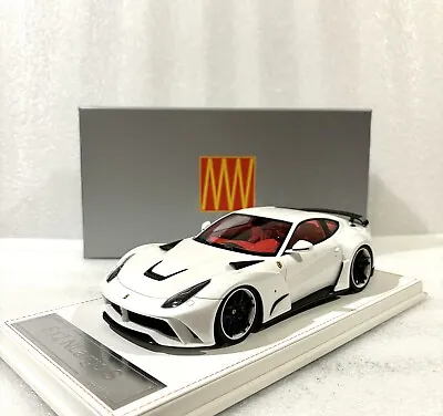 1/18 MW Model Ferrari F12 N-Largo S Pearl White Limited 15 PCs No DG BBR Mr • $795