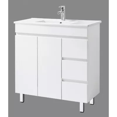 Slimline 600-900W*400mm Bathroom Vanity & Basin Ceramic Top • $549