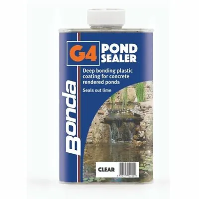Bonda G4 Pond Sealer Deep Bonding Plastic Coating - Concrete Rendered Pond 2.5kg • £100