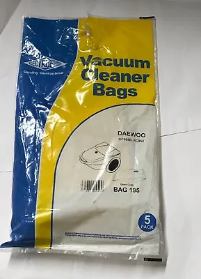 5x Electruepart Daewoo BAG195 Paper Vacuum Cleaner Bags R1 • £4.99