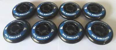 8 X BEL ROLLERS INLINE ROLLERBLADE 80mm WHEELS 80a - FREE DELIVERY AUSTRALIA • $80.96