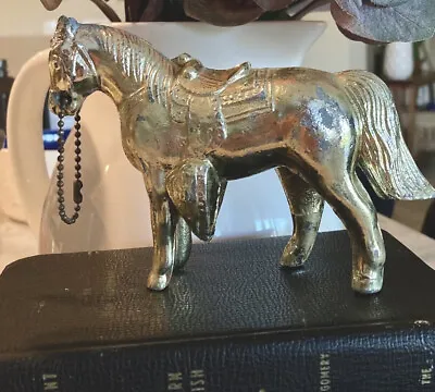 $20 • Buy 4” Horse Vintage Silver Tone Metal Western Carnival Prize.