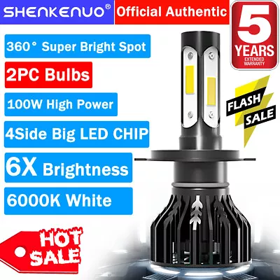2 4Side Bright White LED Headlight For Massey Ferguson MF 5475 5445 5455 T3 US • $41.03