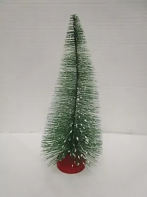 Christmas Flocked Green Bottle Brush Tree  8” • $10.99