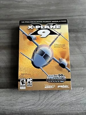 X Plane 9 Flight PC Simulation Game New Sealed • $10