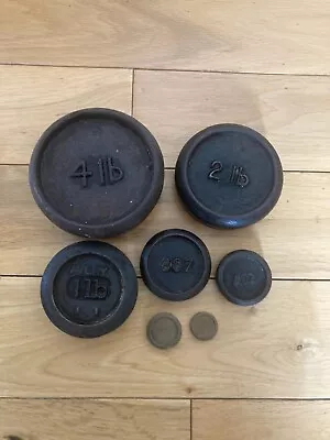 Metric Weights Set For Balancing Scales - Cast Iron 2kg 1kg 500g & 200g • £40