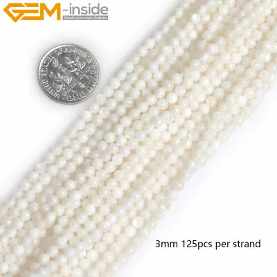 2mm 3mm 4mm Natural Gemstones Round Tiny Small Spacer Beads Jewelry Making 15  • $3.15