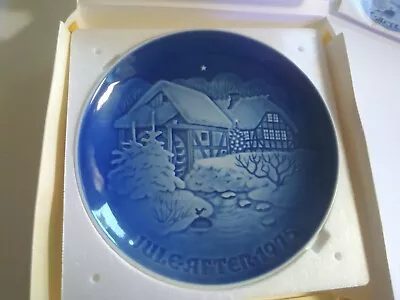 B&G 1975  Bing & Grondahl Annual Copenhagen Porcelain Christmas Plate With Box • $4.49