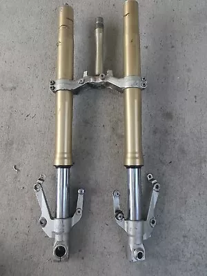 98 99 00 01 YAMAHA R1 FRONT FORKS SHOCK SUSPENSION STRAIGHT Need Seals #1133 • $189.99