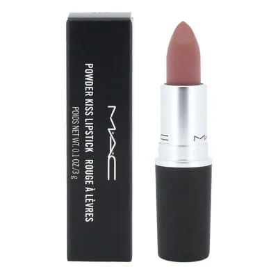 MAC Pink Lipstick Powder Kiss 921 Sultry Move Moisturising Matte Nude Colour • £19.90