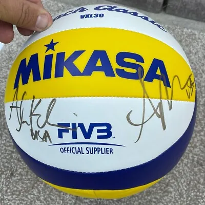 April Ross And Alix Klineman Signed Mikasa Beach Classic Volleyball Proof • $247.50