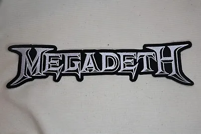 Megadeth Custom Back Patch Large 16 Inch Embroidered Metal Back Patch White • $19