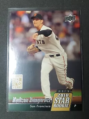 2010 Upper Deck Madison Bumgarner RC STAR ROOKIE #40 Giants  • $1.99