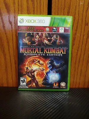 $26 • Buy Mortal Kombat Complete Edition (Xbox 360, 2012) Complete Tested Working 