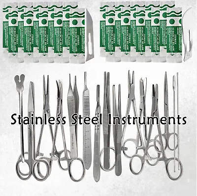 35Pc Minor Surgery Kit Medical Student Surgical Instruments Forceps Stainless CE • $25.99
