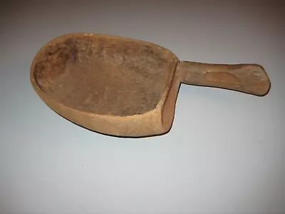 Unusual Primitive Shell Pod Handle Scoop Large 12  Antique Feed Grain Gourd? • $39.99