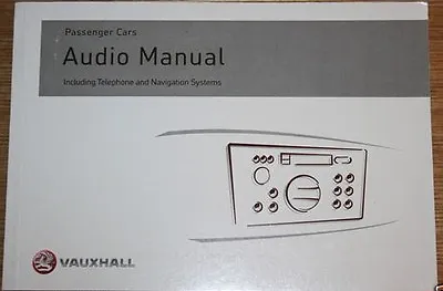Vauxhall Opel Corsa Astra Vectra Audio Telephone Navigation System Cd Manual • £2.99