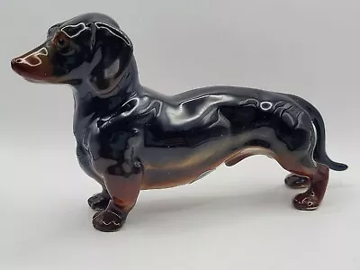 Miyako's Original Dachshund Vintage Figurine Porcelain Dog CDGC25010 Japan Rare • $48