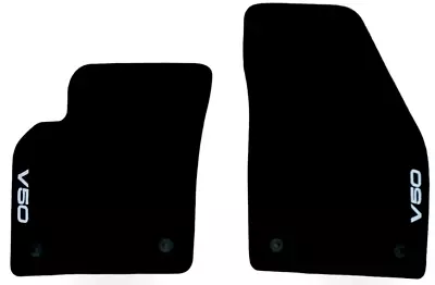 Front Car Floor Mats Velour For Volvo V50 Waterproof Carpet Rugs Auto Liners 2pc • $39.74