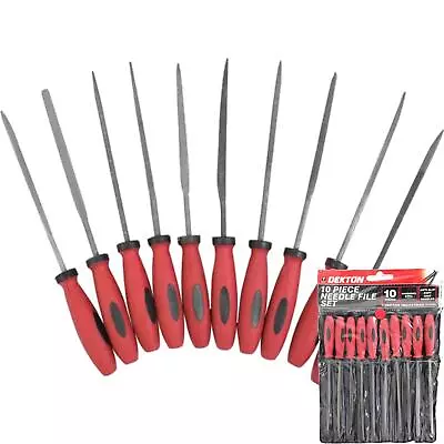 £5.29 • Buy Dekton 10pc Mini Needle File Set Precision Micro Files Craft Work Jewellery
