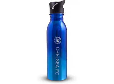 Chelsea Water Bottle UV Aluminium Sports - 700ml Football Gifts • £14.80