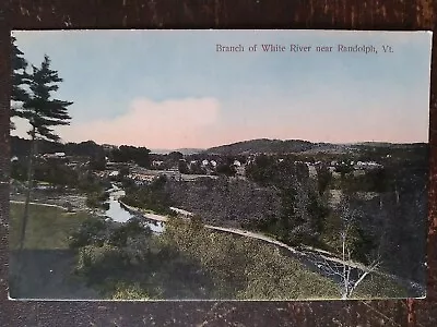 Branch Of White River Near Randolph VT - Pre WWI Rough Edges • $4