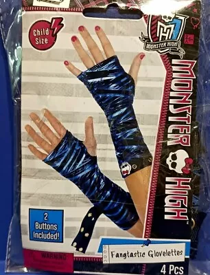 Monster High Fangtastic Glovelettes Child Size Costume Accessory New • $10.99