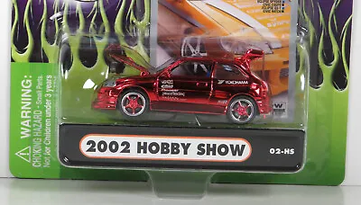 Muscle Machines 2002 Hobby Show Import Tuner Honda Civic HB 1 Of 2016 Red 1:64 T • $18.85