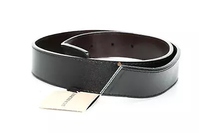 Burberry 284265 Belt Briar Black Leather  32 (80) NO BUCKLE • $191.25