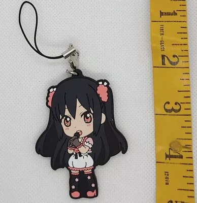 K-On! Rubber Keychain Strap Azusa Nakano Anime Japan • $5.12