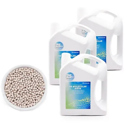 3 Gallon 4A Molecular Sieve Desiccant Beads Dehumidifier Moisture Absorbers • $107.99