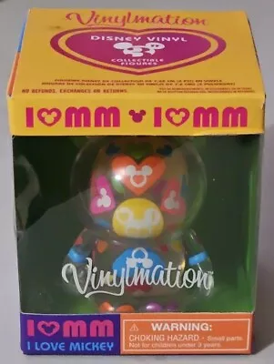 Disney I Love MM Clear Hearts 3  Vinylmation • $37