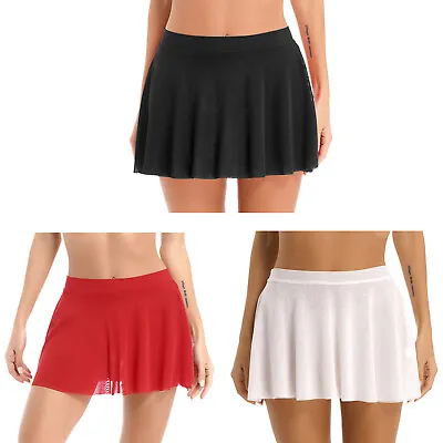 US Sexy Women High Waist Micro Mini Skirt Strechy Dance Panties Skirts Clubwear • $6.04