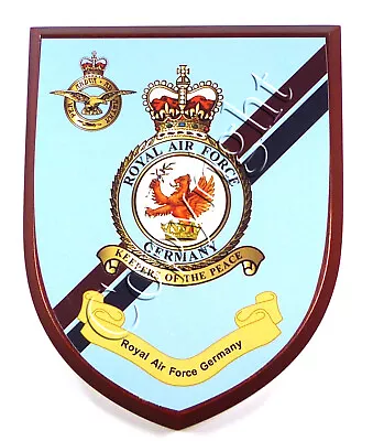 Raf Royal Air Force Germany Deluxe Uk Made Raf Veterans Wall Plaque • £19.99