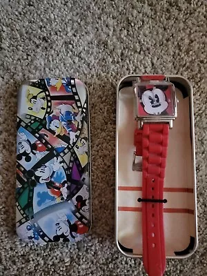 DISNEY WATCH And TIN • $19.40