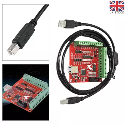 CNC USB MACH3 Breakout Board 4 Axis Interface Driver Motion Controllers 100Khz • £16.99