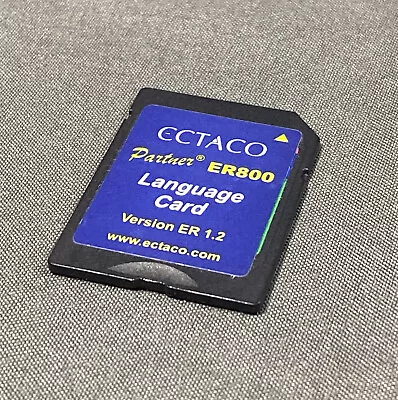 ECTACO Partner ER800 Series Language Card Version ER 1.2 Tested Works Used • $14.99
