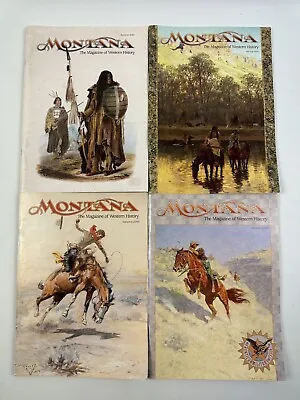 Montana The Magazine Of Western History Lot 4 2000 Summer Spring Winter Autumn • $7.95