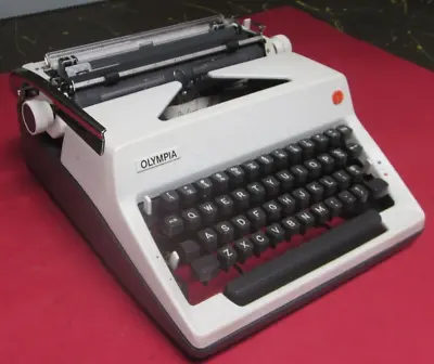 Olympia Deluxe Portable Typewriter Made In Western Germany • £132.07