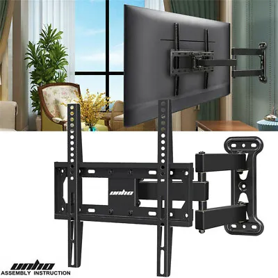 Multi Angle Corner TV Wall Mount Bracket Swivel Long Reach 32 42 46 50 55 Inch • £21.73