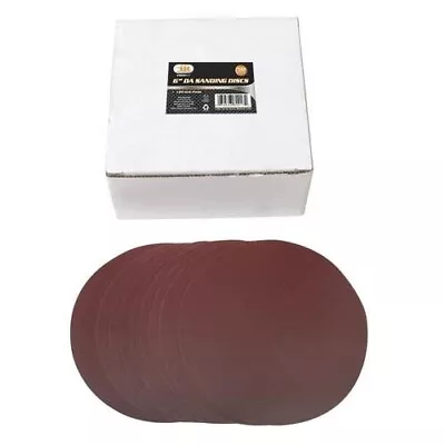 50pc 120 GRIT 6  DA SANDPAPER DISCS PSA Adhesive Backed Peel Stick On 80917 • $18.97