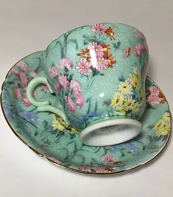 £64.28 • Buy TEACUP Shelley England Fine Bone China Melody For T.M.James & Sons 13453 Chintz