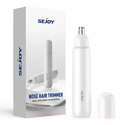 SEJOY Nose Hair Trimmer Shaver Eyebrow Ear Nose Hair Remover Portable Batteries • $16.07