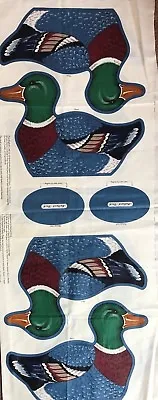  Cotton Quilt Fabric Wild Bird Collection Mallard Duck Cranston Print  18 X44  • $9.99