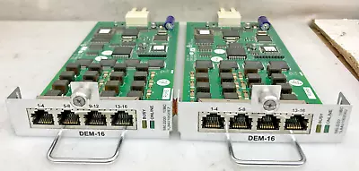 Lot Of 2 Intertel Mitel 5000 580.2200 DEM-16 16-Port Digital Card Module • $38.88