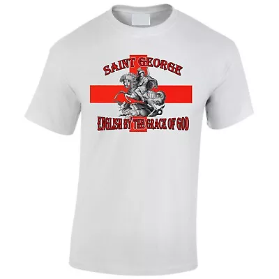 £6.99 • Buy St Georges Day T-Shirt Gift Saint George English Flag England Proud To Be