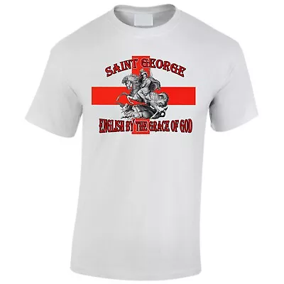 St Georges Day T-Shirt Gift Saint George English Flag England Proud To Be • £7.99