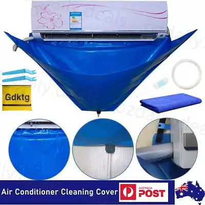 Wash Cover Air Conditioner Cleaning Bags Wall Mounted Protectors Waterproof OZ • $18.95