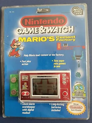 Nintendo Game & Watch Mario's Cement Factory Brand New In Blister • $649.99